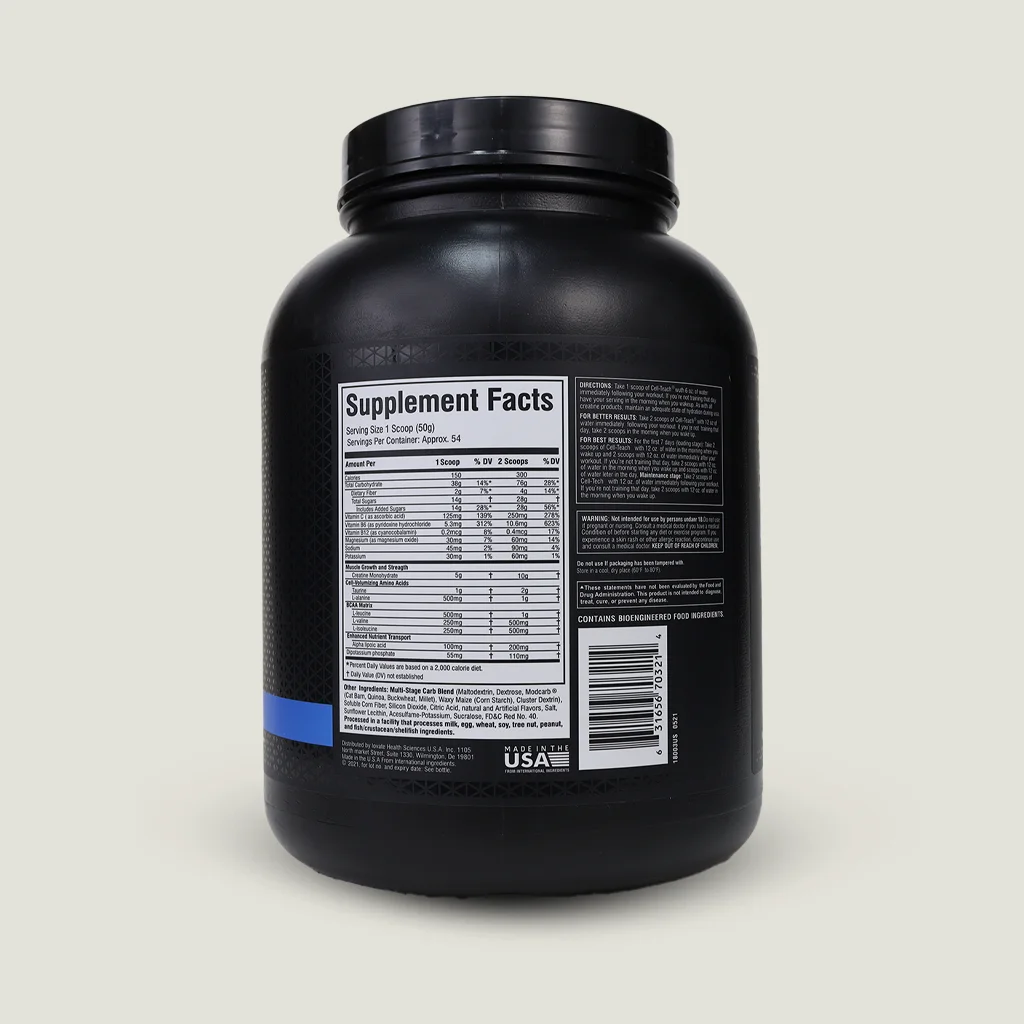 مکمل عضله سازی Cell-Tech ماسل تک برای ریکاوری سریع و افزایش قدرت