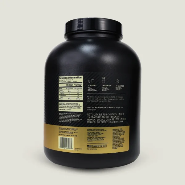 پروتئین وی ایزوله اپتیموم نوتریشن 2.3 کیلوگرم | ON Gold Standard 100% Isolate 2 ارزش غذایی ایزو وی اپتیموم نوتریشن