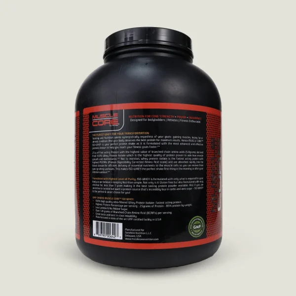 پروتئین ایزو-وی ماسل کور (ISO-WHEY) – ایزوله و هیدرولیزه 4 ایزو وی ماسل کور دو کیلو