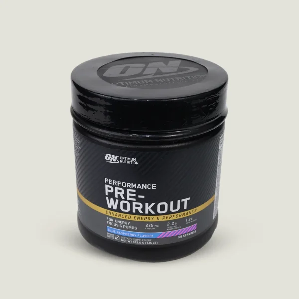 پمپ پرفورمنس اپتیموم نوتریشن | Optimum Nutrition Performance Pre-Workout 4 مکمل Pre-Workout اصلی Optimum Nutrition با طعم بلوبری