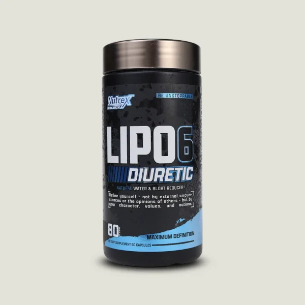 چربی-سوز-لیپو-۶-دیورتیک-ناترکس-۸۰-کپسول-اصلی مکمل چربی سوز اصلی Nutrex LIPO-6 Diuretic برای دفع آب اضافی