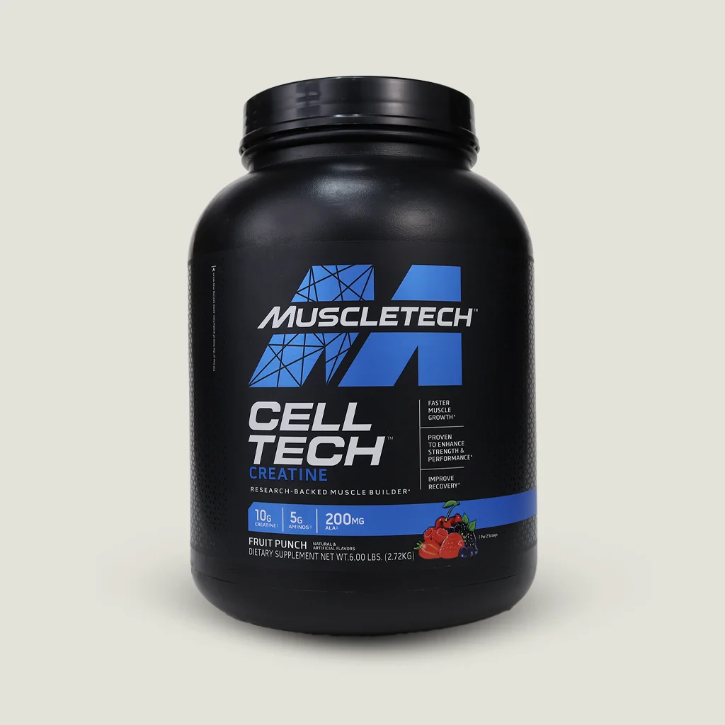 پودر کراتین Muscletech Cell-Tech با 2.72 کیلوگرم وزن برای عملکرد بهتر