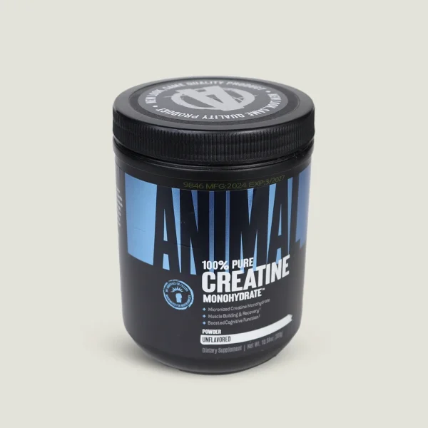 کراتین انیمال یونیورسال 300گرم | Animal 100% Pure Creatine Monohydrate 3 کراتین مونوهیدرات انیمال یونیورسال 300 گرمی برای افزایش قدرت