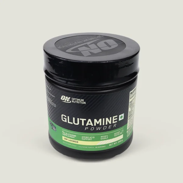 گلوتامین اپتیموم نوتریشن | Glutamine Powder ON 250g 3 مکمل گلوتامین پودری اصلی Optimum Nutrition بدون طعم