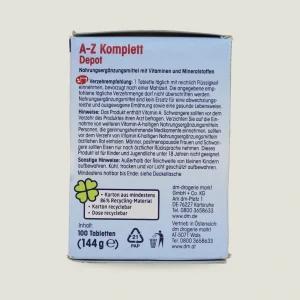 مولتی ویتامین کامل A-Z دپو میوولیس | dm Mivolis A-Z Komplett Depot 8 Mivolis A-Z Komplett Depot 100 Tabletten Langzeit-Versorgung