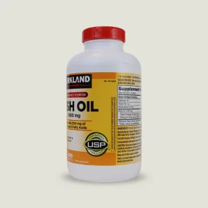 روغن ماهی ۱۰۰۰ میلیگرم کرکلند سیگنچر | KIRKLAND SIGNATURE Fish Oil 6 کپسول Fish Oil کرکلند با تاییدیه USP و فاقد رنگ و طعم مصنوعی