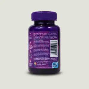 مولتی ویتامین پاستیلی وِل وومن | VITABIOTICS Wellwoman Multi-Vitamin Gummies 8 پاستیل ول وومن حاوی روغن گل مغربی، آهن و روی