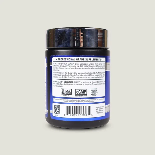 کپسول CLA 95 آل مکس (۳۰ عددی) | ALLMAX ESSENTIALS CLA 95 2 ALLMAX CLA 95 Conjugated Linoleic Acid 30 Softgels