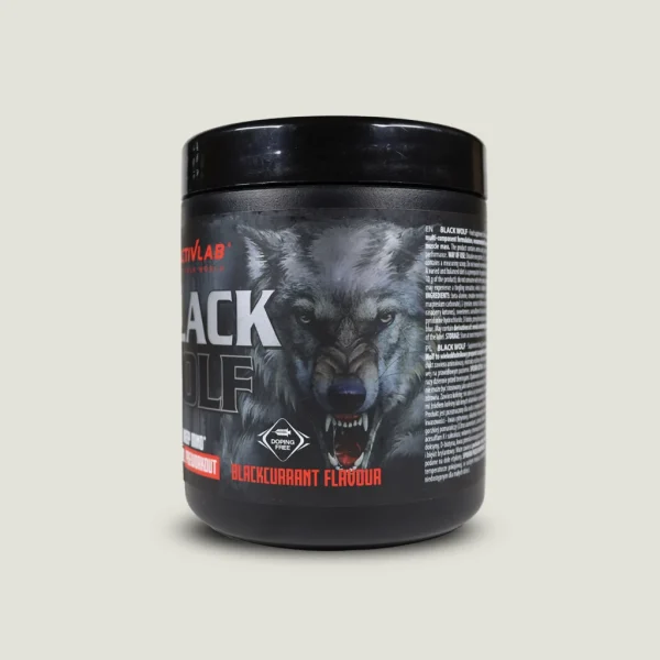 پمپ بلک وُلف اکتیولب 300 گرم | ACTIVLAB BLACK WOLF PREWORKOUT 2 پمپ اکتیولب Black Wolf Doping Free و دارای گواهینامه ایمنی