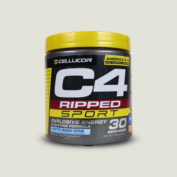 C4-Ripped-Sport-سِلکور-246g-اصلی-طعم-آرکتیک-اسنوکون مکمل قبل از تمرین C4 Ripped Sport سِلکور 30 سروینگ
