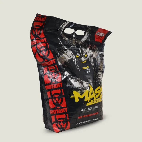 گینر موتانت مَس اکستریم ۲۵۰۰ | MUTANT MASS® EXTREME 2500 MUSCLE MASS GAINER 2 مکمل گینر موتانت مَس اکستریم ۲۵۰۰ با ۱۲ پوند وزن و دوز هاردکور