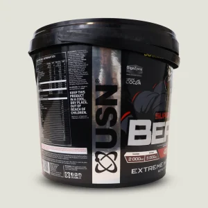 . گینر BEAST Super Grow D یو اس ان با آنزیم‌های گوارشی و پروتئین گندم