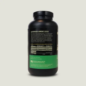 کپسول آمینو 2222 اپتیموم نوتریشن | ON Superior Amino 2222 Tablets 16 جدول آمینو اسید آمینو ۲۲۲۲ او ان شامل گلوتامین و آرژنین میکرونایز شده