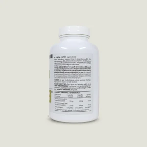 تصویر جدول حقایق امگا ۳ اکتیولب با دوز ویتامین E 12mg