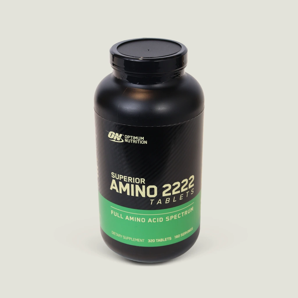 کپسول آمینو 2222 اپتیموم نوتریشن | ON Superior Amino 2222 Tablets 8 مکمل Amino 2222 اپتیموم برای مصرف قبل و بعد از تمرین
