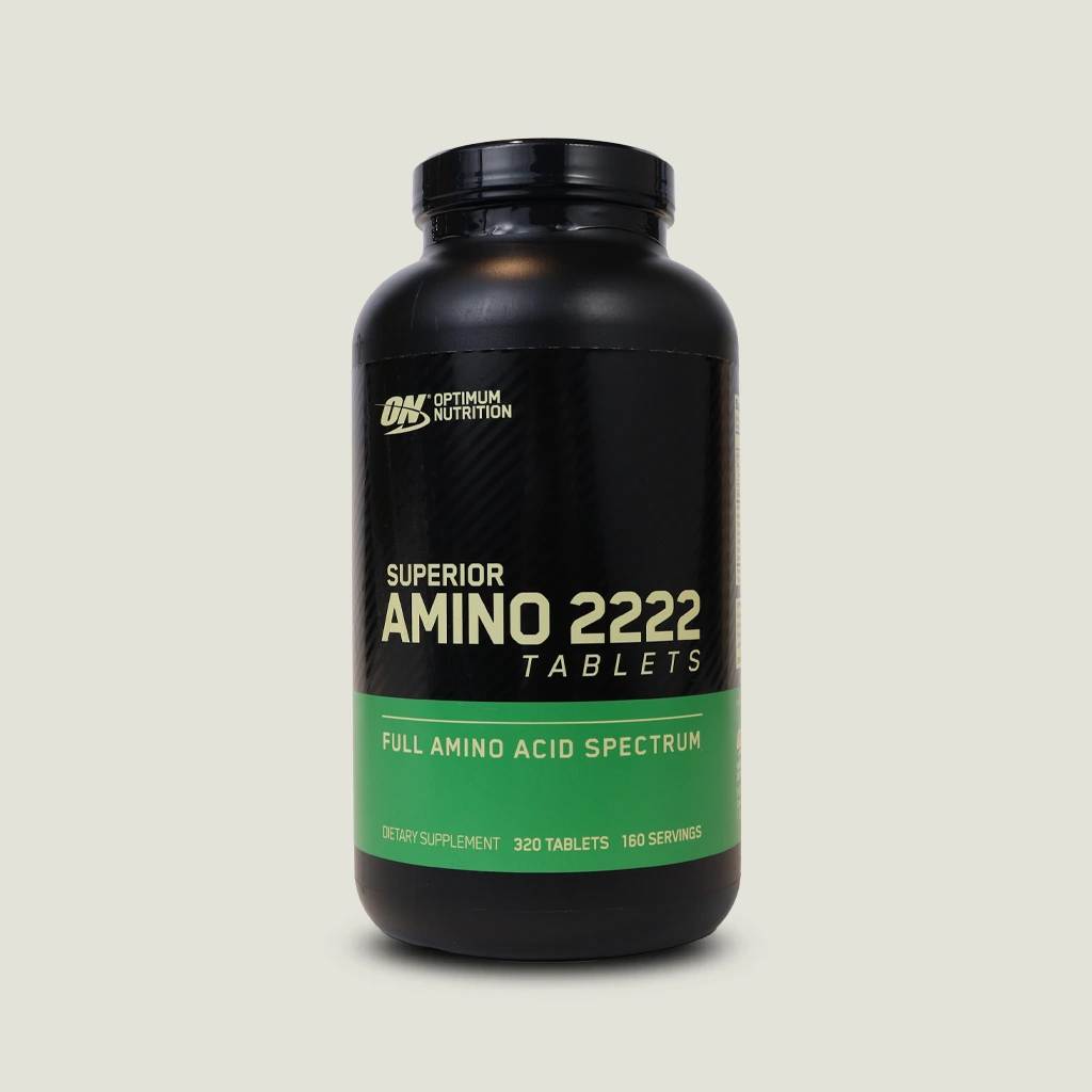 کپسول آمینو 2222 اپتیموم نوتریشن | ON Superior Amino 2222 Tablets 5 مکمل قرص آمینو سُپِریور ۲۲۲۲ اپتیموم نوتریشن ۳۲۰ عددی