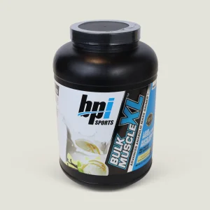 مکمل بالک ماسل ایکس ال BPI Sports حاوی ۵۰ گرم پروتئین و ۸۲۰۰ میلی‌گرم گلوتامیک اسید