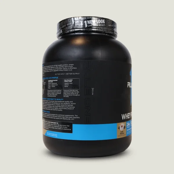 پروتئین وی رول وان طرح جدید 2.2 کیلو| r1 whey blend protein 4 پروتئین Rule One با تأییدیه Informed Choice برای ورزشکاران حرفهای