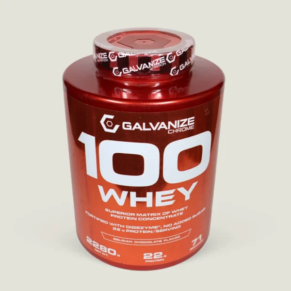 پروتئین وی گالوانایز 2.28 کیلو | GALVANIZE CHROME 100 WHEY PROTEIN 3 GALVANIZE 100% WHEY CHROME 2280g