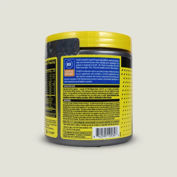 پمپ سی فور ریپد اسپرت سلوکور 30 سروینگ طعم دار | Cellucor C4 RIPPED Sport Pre-workout 2 پمپ c4 ریپد سلوکور 30 سروینگ