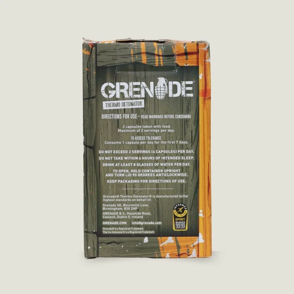 چربی سوز ترمو دتوناتور گرنید (نارنجکی) | Grenade Thermo Detonator 4 قرص لاغری Grenade Thermo Detonator