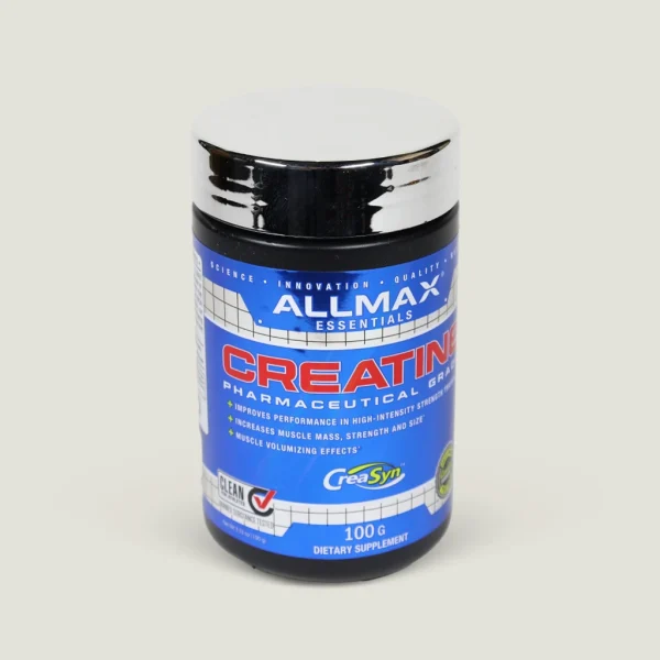 کراتین 100 گرمی مونوهیدرات آلمکس | Allmax Essentials Creatine 3 مکمل کراتین مونوهیدرات آل مکس 100 گرمی با گرید دارویی