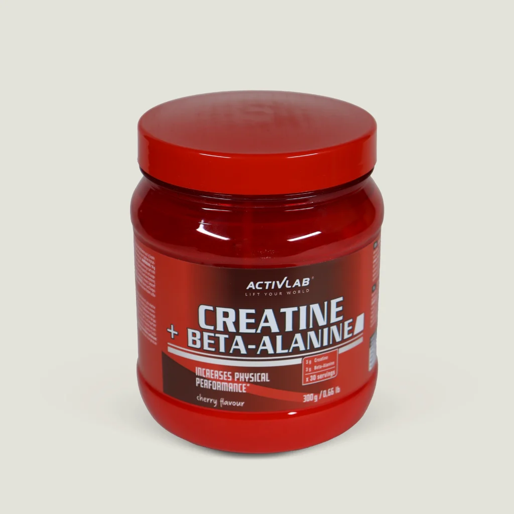 کراتین پلاس بتا آلانین اکتیولب 300گرم | ACTIVLAB CREATINE + BETA-ALANINE 4 ACTIVLAB Creatine + Beta-Alanine 300g Cherry Flavour
