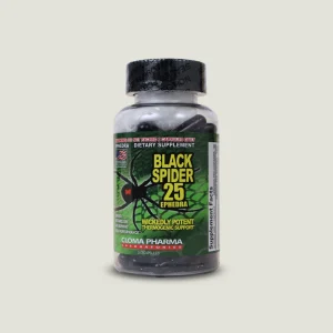 مکمل چربی سوز بلک اسپایدر ۲۵ افدرا کلوما فارما ۱۰۰ عددی
