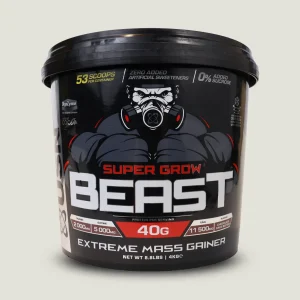 . مکمل گینر BEAST Super Grow $4 \text{ kg}$ برای افزایش وزن سریع