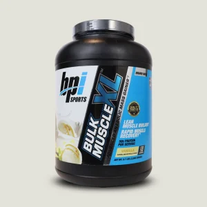 گینر BPI Bulk Muscle XL وانیلی با ۱۲ سروینگ پرکالری