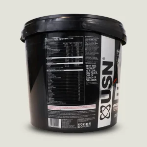 . تصویر جدول ارزش غذایی گینر بیست با 12 گرم گلوتامین و 5 گرم گلیسین