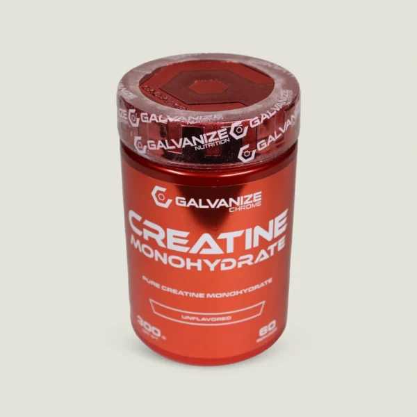 کراتین مونوهیدرات گالوانایز ۳۰۰ گرمی | GALVANIZE CHROME CREATINE MONOHYDRATE 300G 2 کراتین مونوهیدرات گالوانایز نوتریشن - ۳۰۰ گرم - ۶۰ سروینگ - ۱۰۰٪ خالص