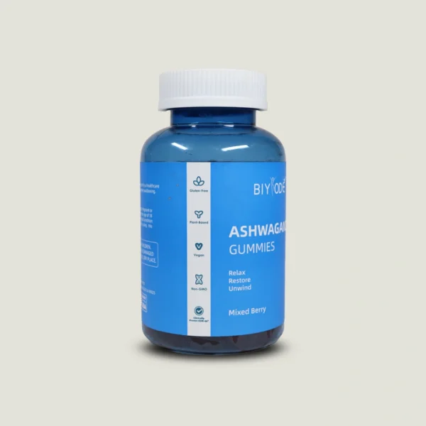 BIYODE Ashwagandha Gummies برای کاهش اضطراب و استرس