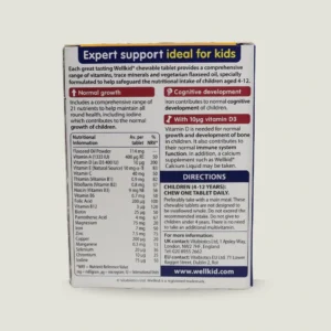 ترکیبات ول کید آبی (wellkid-multi-vitamin)
