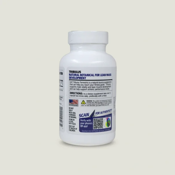تریبولوس گت اسپرت | GAT SPORT TRIBULUS 2 لیبل پشت تریبولوس گت اسپورت با دستور مصرف روزانه