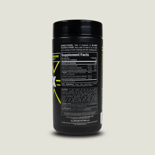 TESTOFX SPORT ALLMAX FACTS