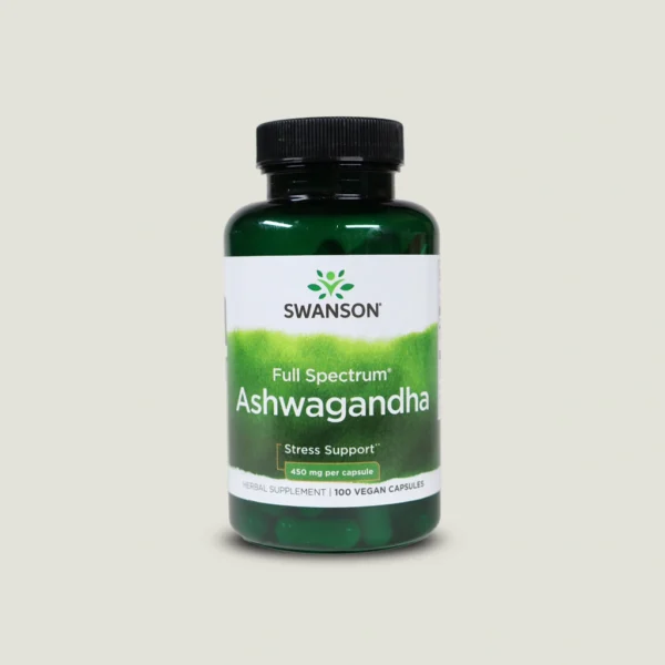 مکمل-گیاهی-اشواگاندا-سوانسون-100-کپسول-اصلی اشواگاندا سوانسون ۱۰۰ تایی