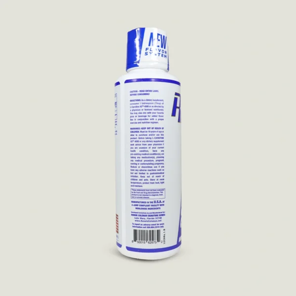 ال کارنیتین 4000 ایکس اس رونی کلمن نیم لیتر | RC Liquid L-carnitine XS 4000mg 2 چربیسوز مایع رونی کلمن ساخت آمریکا با دوز ۴۰۰۰