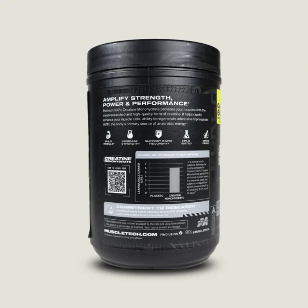 کراتین ماسل تک پلاتینیوم ۴۰۰ گرم | Muscletech Platinum 100% Creatine 2 کراتین فوق خالص طرح جدید ماسل تک برای رشد عضلانی و ریکاوری سریع