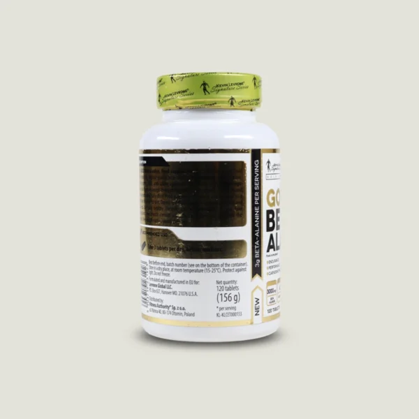 قرص گلد بتا آلانین کوین لورون ۱۲۰ عددی | Kevin Levrone Gold Beta-Alanine 2 kevin levrone gold beta alanine facts