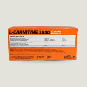 کپسول ال کارنیتین ۱۵۰۰ اکستریم مگا کپس الیمپ ۱۲۰ عددی | Olimp L-Carnitine 1500 7 جدول مشخصات تغذیهای ال کارنیتین ۱۵۰۰ الیمپ شامل میزان ال-کارنیتین ال-تارتارات و ال-کارنیتین خالص در یک و دو کپسول