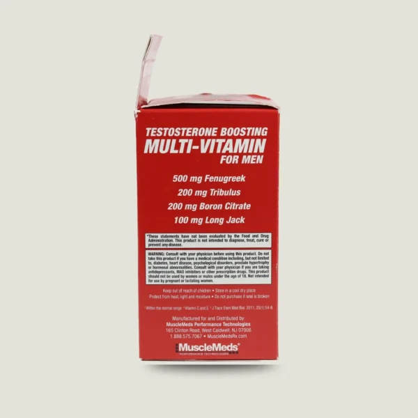 ویتامین تی ماسل مدز ۹۰ عددی | MuscleMeds Vitamin T Testosterone Boosting 2 هشدارهای مصرف ویتامین تی ماسل مدز