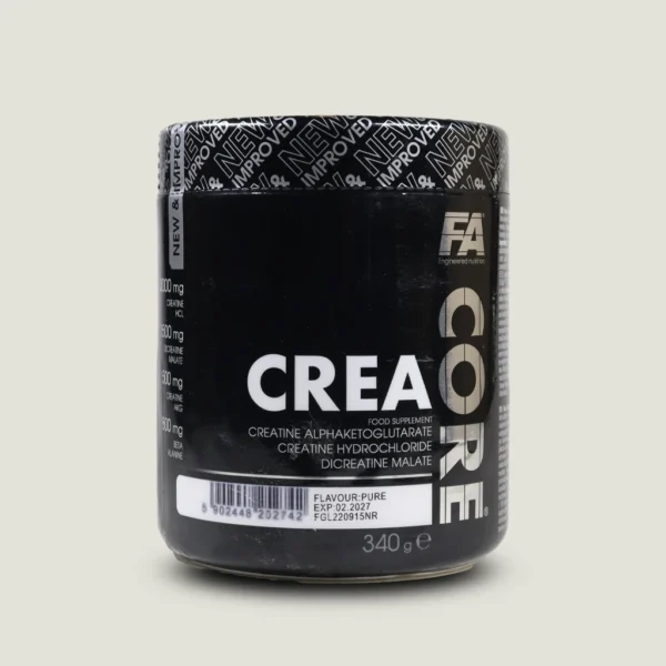 کراتین-ترکیبی-فا-نوتریشن-کور-crea قوطی ۳۴۰ گرمی کراتین ترکیبی Core Crea برند فا نوتریشن بدون طعم