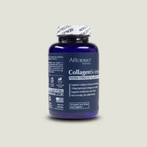 کپسول کلاژن ساینس پلاس افتر ایو ۱۲۰ عددی | +Afterave CollagenScience 8 اطلاعات روی قوطی کلاژن ساینس پلاس افتر ایو