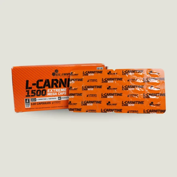 کپسول ال کارنیتین ۱۵۰۰ اکستریم مگا کپس الیمپ ۱۲۰ عددی | Olimp L-Carnitine 1500 3 ال کارنیتین الیمپ 1500