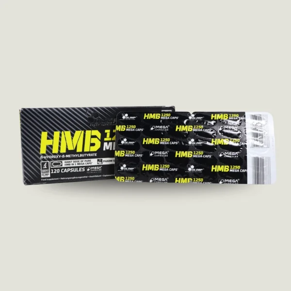 اچ ام بی 1250 مگا کپس الیمپ Olimp HMB 1250 Mega Caps 2 hmb اورجینال الیمپ لهستان بسته 120 کپسولی