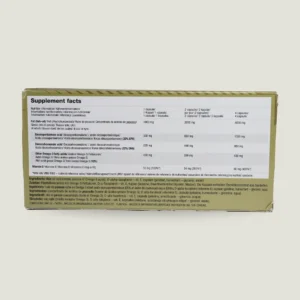 امگا ۳ گلد اسپورت ادیشن الیمپ | ۱۲۰ عددی | Olimp Gold Omega 3 6 جدول دوز و درصد اسیدهای چرب EPA و DHA در امگا ۳ ورزشی الیمپ