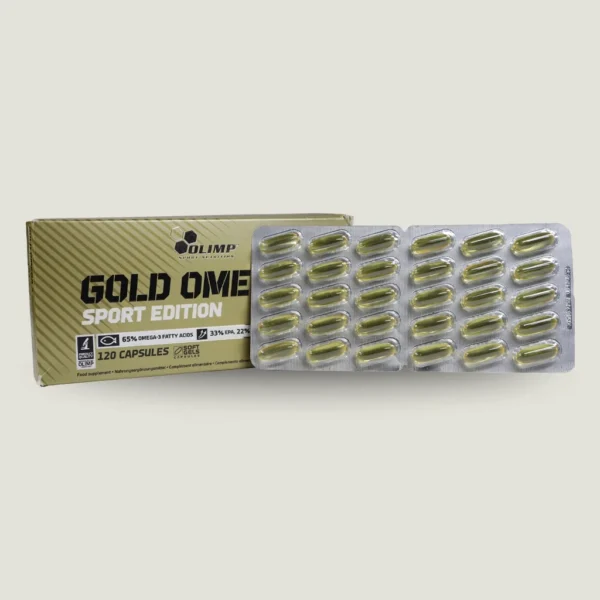 امگا ۳ گلد اسپورت ادیشن الیمپ | ۱۲۰ عددی | Olimp Gold Omega 3 1 کپسولهای ژلاتینی نرم گلد امگا ۳ الیمپ 120 تایی