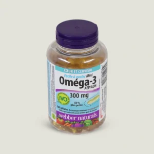 امگا 3 وبر نچرالز (180 عددی) | Webber Naturals Mini Omega-3 7 Webber Naturals Mini Omega 3