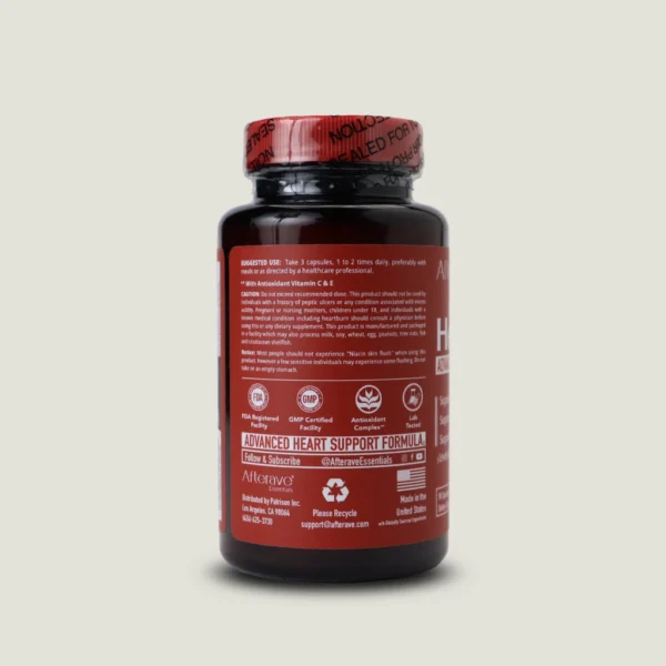 کپسول تقویت قلب هارت بیتس افترایو | Afterave HeartBeats Advanced Formula 4 نحوه مصرف کپسوا هارت بیت افتر ایو